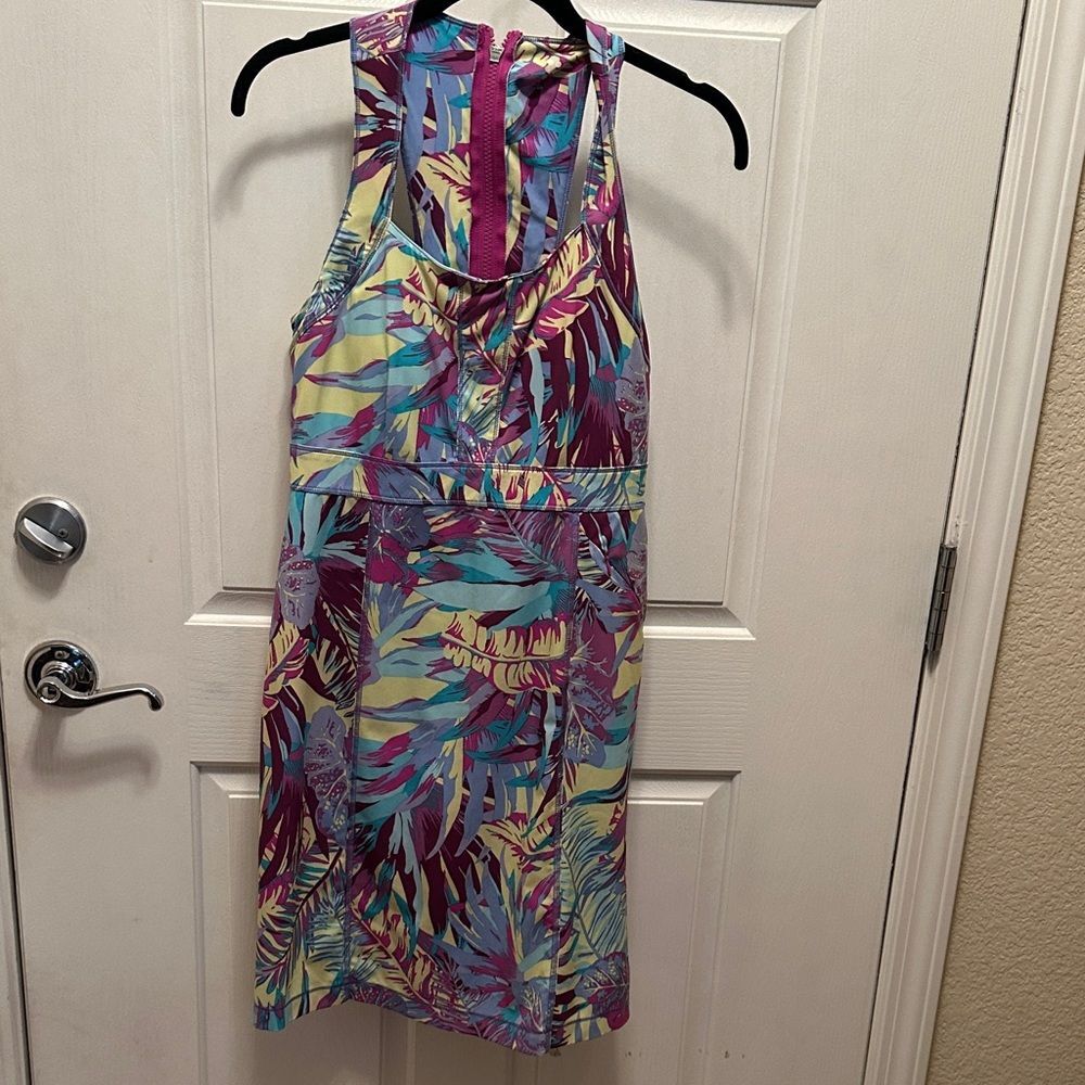 Title Nine Colorful Abstract Print Active Dress Size 4
